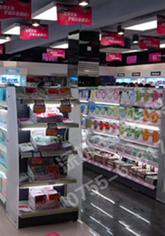 Pharmacy shelves